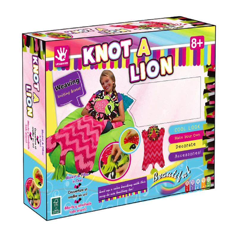 Kit de jouets à tricoter Knot A Lion