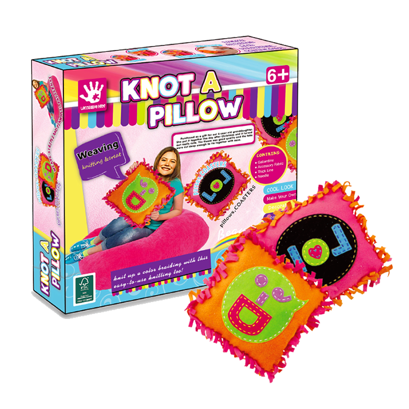 Kit de jouets à tricoter Knot A Pillow