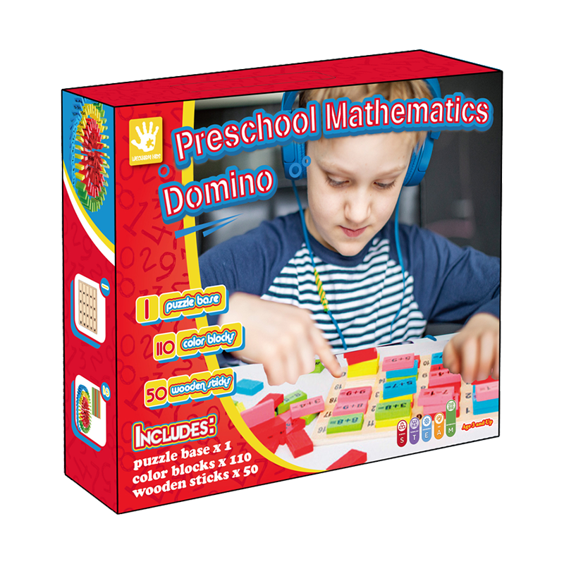 Mathématiques préscolaires Domino Toy Kit