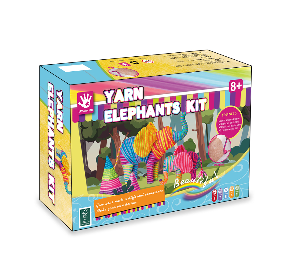 Ensemble de jouets en fil d'éléphant