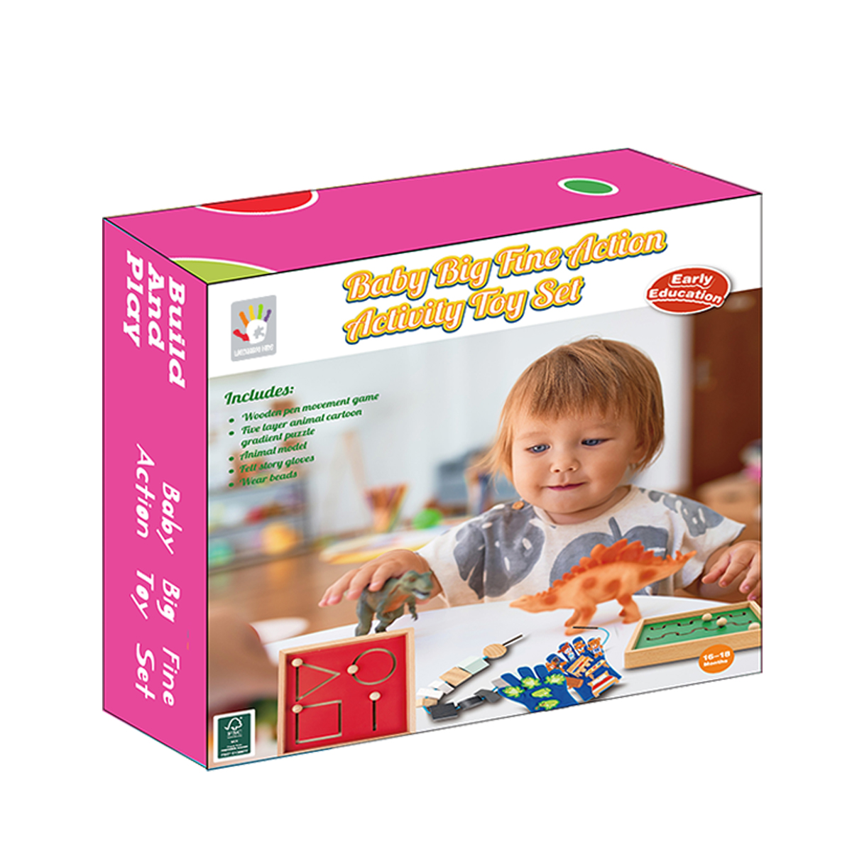 Ensemble de jouets d'activité Baby Big Fine Action